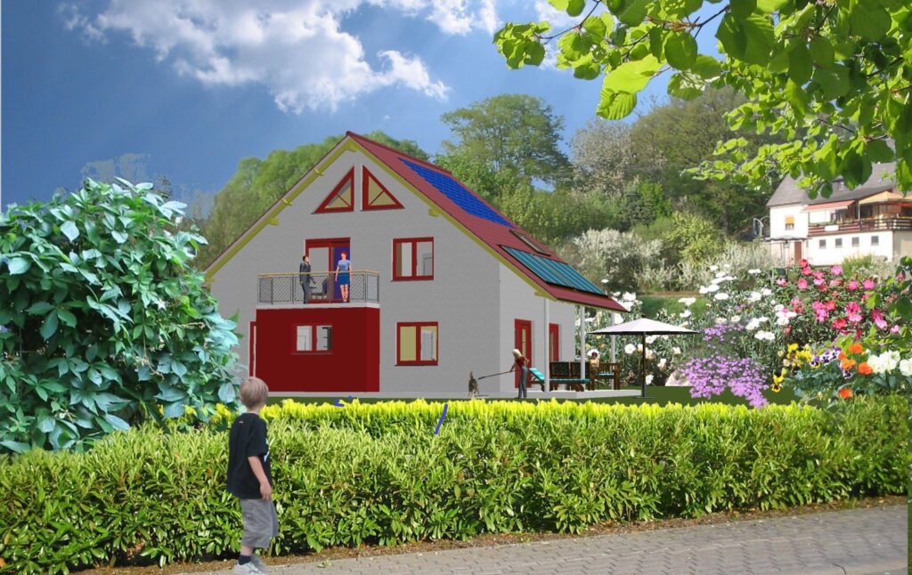 Das Effizienzhaus 40+ wird hier nochmals gezeigt.